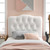 Annabel Twin Diamond Tufted Performance Velvet Headboard MOD 6126 WHI by Modway Furniture