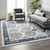 Entourage Odile Distressed Floral Moroccan Trellis 8X10 Area Rug R 1168C 810 by Modway Furniture