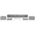 Best Modway Harmony 10 Piece Outdoor Patio Aluminum Sectional Sofa Set