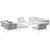Harmony 10 Piece Outdoor Patio Aluminum Sectional Sofa Set Eei 2616 Whi Whi Set By Modway Furniture