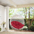 Modway Hide Outdoor Patio Swing Chair Without Stand-White/Red EEI-2654