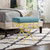Modway Twist Velvet Bench EEI-2877-GLD-SEA