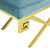 Modway Rove Velvet Bench EEI-2879-GLD-SEA