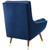 Modway Suggest Button Tufted Upholstered Velvet Lounge Chair EEI-3001-NAV
