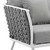Modway Stance Outdoor Patio Aluminum Armchair EEI-3054-WHI-GRY