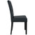 Modway Confer Dining Side Chair Vinyl Set Of 2 EEI-3323-BLK