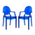 Casper Dining Armchairs Set Of 2 Blue Eei 905 Blu By Modway