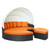 Modway Quest Canopy Outdoor Patio Daybed EEI-983-EXP-ORA-SET
