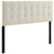 Lily King Fabric Headboard Ivory Mod 5144 Ivo By Modway