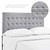 Modway Tinble Queen Headboard - Sky Gray MOD-5210-GRY