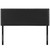 Modway Phoebe King Vinyl Headboard - Black MOD-5387-BLK