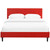 Modway Linnea Full Bed - Atomic Red MOD-5424