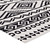 Modway Haku Geometric Moroccan Tribal 5X8 Area Rug -Black & White R-1010A-58