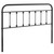 Sage Twin Metal Headboard Mod 6152 Blk By Modway