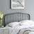 Modway Lennon Twin Metal Headboard MOD-6164-GRY