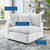 Modway Commix Down Filled Overstuffed Performance Velvet Corner Chair EEI-4366-WHI