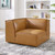 Modway Restore Vegan Leather Sectional Sofa Corner Chair EEI-4494-TAN