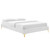 Modway Sutton Twin Performance Velvet Bed Frame Mod 6305 Whi