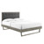 Modway Willow Queen Wood Platform Bed With Angular Frame Mod 6384 Gry Cha