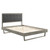 Modway Willow King Wood Platform Bed With Angular Frame MOD-6635-GRY-CHA