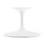 Modway Lippa 48" Oval-Shaped Artificial Marble Coffee Table EEI-2022-WHI
