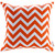 Modway Outdoor Patio Chevron Pillow Orange Eei 2156 Che