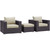Modway Convene 3 Piece Outdoor Patio Sofa Set Eei 2174 Exp Bei Set