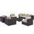Modway Convene 8 Piece Outdoor Patio Sectional Set Eei 2203 Exp Bei Set