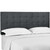 Modway Paisley Tufted Full Queen Upholstered Performance Velvet Headboard Mod 5853 Gry