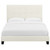 Modway Melanie Full Tufted Button Upholstered Performance Velvet Platform Bed MOD 5819 IVO