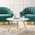 Modway Lippa 28 Round Artificial Marble Coffee Table With Tripod Base EEI 3664 GLD WHI