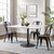 Modway Lippa 47 Square Wood Top Dining Table EEI 3525 BLK WHI