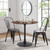 Modway Lippa 36 Round Walnut Dining Table EEI 3519 BLK WAL