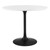 Modway Lippa 36 Round Wood Dining Table Eei 3511 Blk Whi