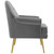 Modway Revive Tufted Button Accent Performance Velvet Armchair EEI 3412 GRY