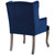 Modway Realm French Vintage Dining Performance Velvet Armchair EEI 3366 NAV