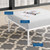 Modway Harmony Sunbrella Outdoor Patio Aluminum Ottoman EEI-4969-GRY