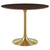 Modway Lippa 36 Wood Dining Table Eei 5214 Gld Che