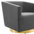 Modway Twist Accent Lounge Performance Velvet Swivel Chair EEI-4626-GLD-CHA