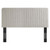 Modway Milenna Channel Tufted Upholstered Fabric King/California King Headboard MOD-6342-OAT