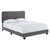 Modway Celine Channel Tufted Performance Velvet King Bed Mod 6329 Gry
