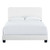 Modway Celine Channel Tufted Performance Velvet Queen Bed MOD-6330-WHI