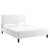 Modway Peyton Performance Velvet Full Platform Bed Mod 6870 Whi
