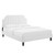 Modway Sienna Performance Velvet Full Platform Bed Mod 6914 Whi