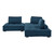 Modway Saunter Tufted Fabric Fabric 3-Piece Sofa - Azure EEI-5206-AZU