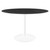 Modway Lippa 47 Artificial Marble Dining Table White Black Eei 5182 Whi Blk