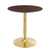 Modway Verne 28 Dining Table Gold Cherry Walnut Eei 4551 Gld Che