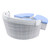 Modway Scottsdale Canopy Outdoor Patio Daybed - Light Gray Light Blue EEI-4442-LGR-LBU