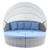 Modway Scottsdale Canopy Outdoor Patio Daybed - Light Gray Light Blue EEI-4442-LGR-LBU