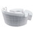 Modway Scottsdale Canopy Sunbrella Outdoor Patio Daybed - Light Gray White EEI-4443-LGR-WHI